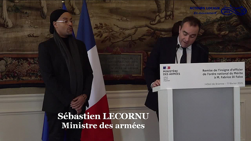 Acteurs Locaux Paris - Fabrice Di FALCO officier de l'ordre national du Mérite