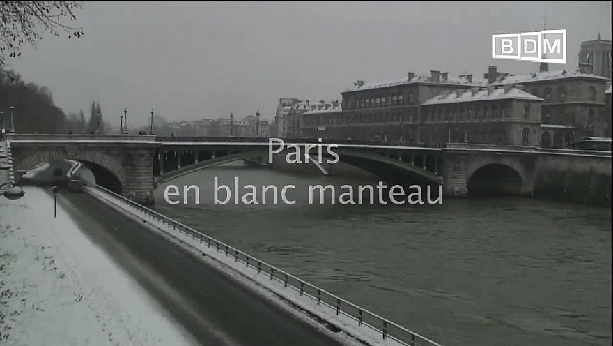 Tv Locale Paris - Jam WAXX présente Paris en blanc Manteau - Instant de Ville